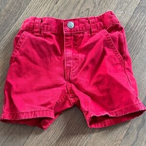 Tommy Hilfiger Bright Red Kids Shorts 12 months